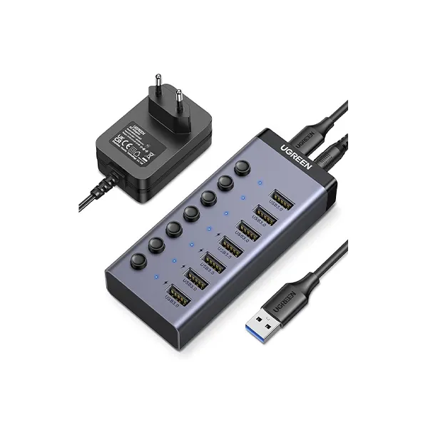 UGREEN 7 Port Powered Switch USB Hub