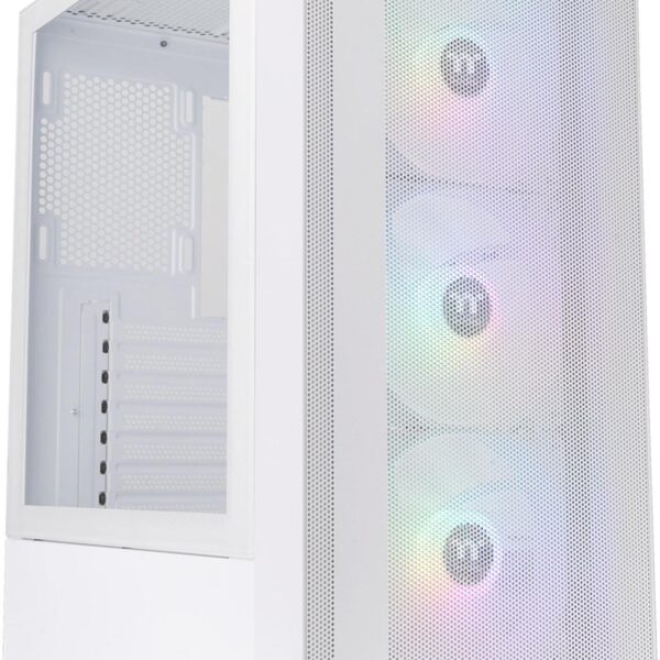 Thermaltake S200 TG ARGB Mid Tower Computer Case<span> - </span>White