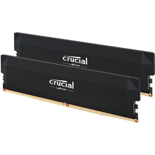 ذاكرة Crucial 32GB Pro DDR5 DDR5 6400 ميجاهرتز (أسود)