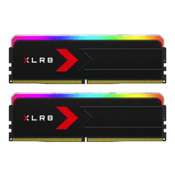 طقم ذاكرة سطح المكتب PNY XLR8 Gaming DDR5 RGB 6000 ميجاهرتز (أسود)
